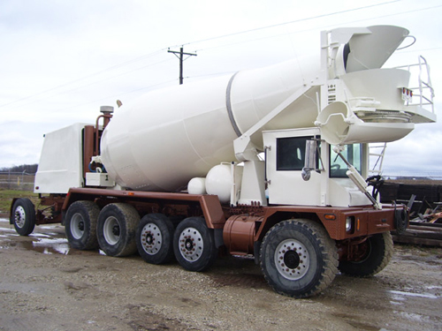 Painted Mixer Truck Painted Mixer Truck